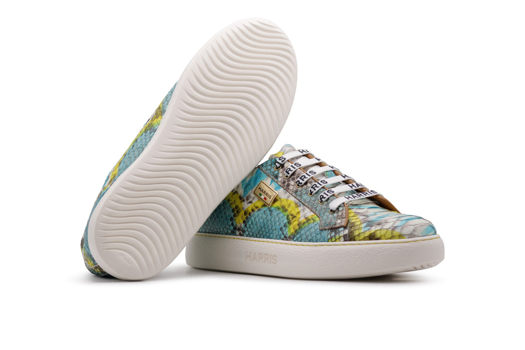 Zapatillas de pitón multicolor