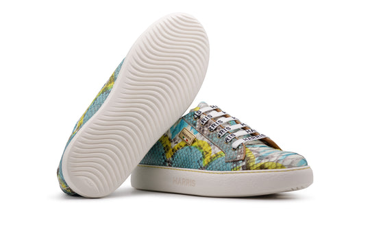 Zapatillas de pitón multicolor