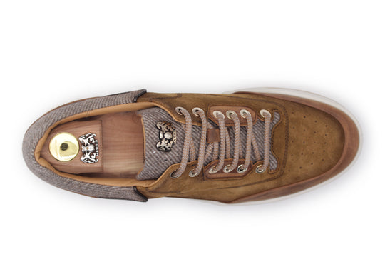 Baskets en daim Bruno – Marron