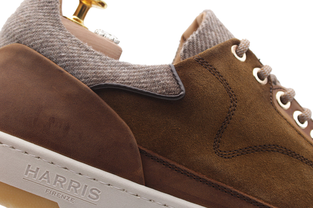 Baskets en daim Bruno – Marron