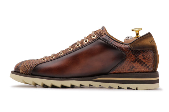 2817 HS Python-Sneaker – Braun