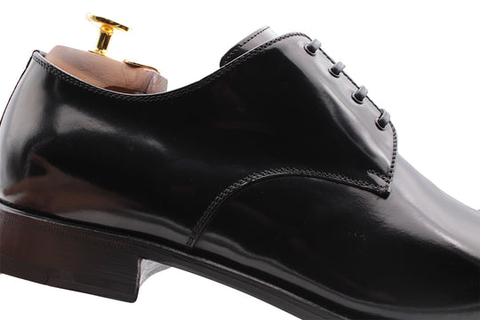 Derby en cuir brossé