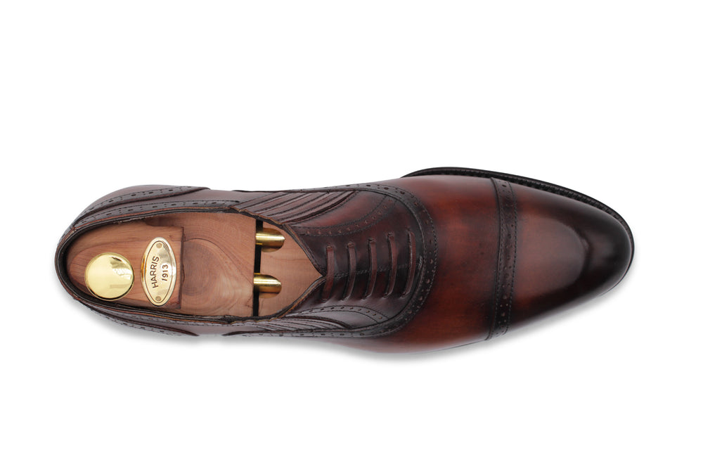 Richelieu Slip-On avec Décorations Brogue